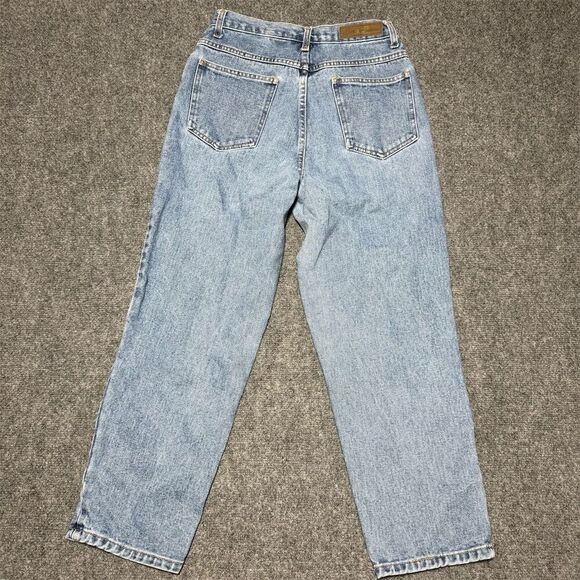 Vintage Bill Blass Women's Light Wash Straight Jeans Blue Denim Size 8P - Picture 2 of 8